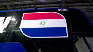 ¡Así llegó Paraguay al Estadio Los Ángeles para su debut contra EEUU!