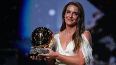 London City’s Putellas wins record-equalling third Ballon d’Or